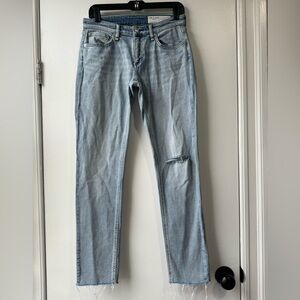 Rag & Bone Dre Low Rise Slim Boyfriend Jeans Size 25